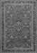 Serging Thickness of Machine Washable Persian Gray Traditional Rug, wshtr271gry