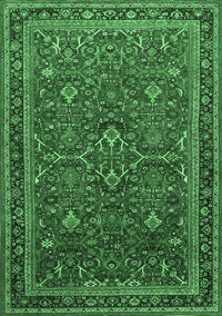 Persian Emerald Green Traditional Rug, tr271emgrn