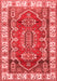 Geometric Red Traditional Area Rugs