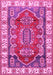 Geometric Pink Traditional Rug, tr2720pnk