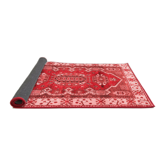 Geometric Red Traditional Area Rugs