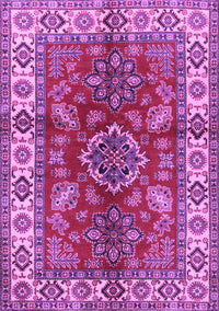 Geometric Purple Traditional Rug, tr2721pur