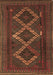 Machine Washable Persian Brown Traditional Rug, wshtr2722brn