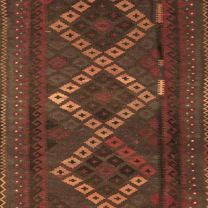 Machine Washable Persian Brown Traditional Rug, wshtr2722brn