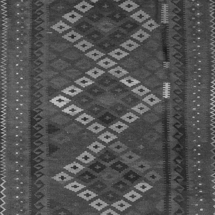 Serging Thickness of Machine Washable Persian Gray Traditional Rug, wshtr2722gry