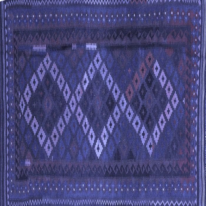 Square Persian Blue Traditional Rug, tr2722blu