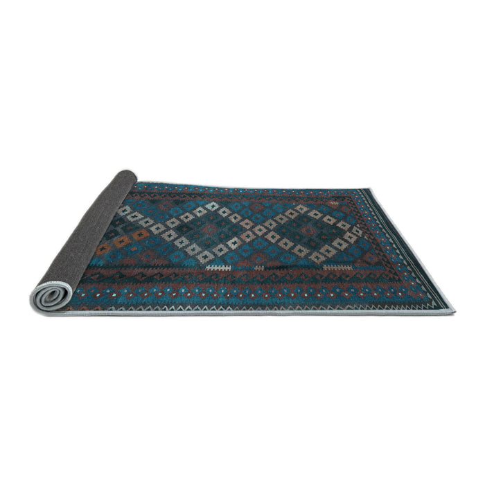 Sideview of Persian Light Blue Traditional Rug, tr2722lblu