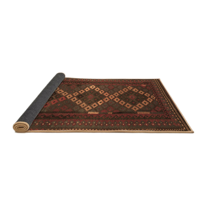 Sideview of Persian Brown Traditional Rug, tr2722brn