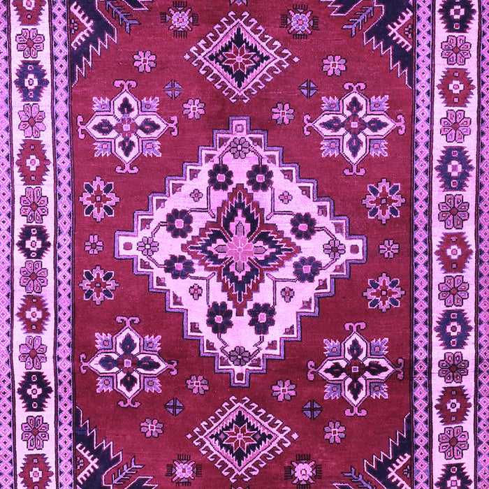 Geometric Purple Traditional Rug, tr2723pur