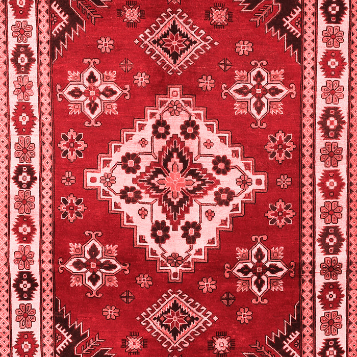 Geometric Red Traditional Area Rugs