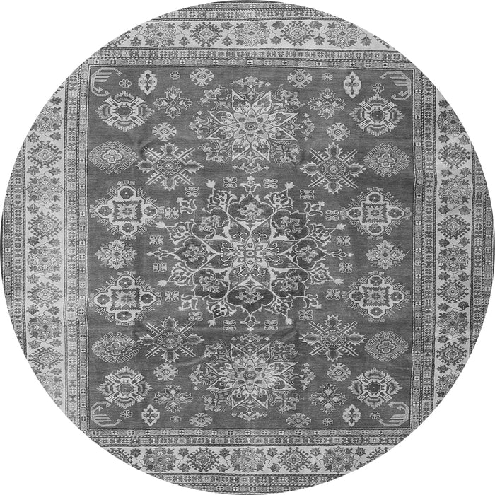 Square Persian Gray Traditional Rug, tr2724gry