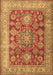 Machine Washable Persian Brown Traditional Rug, wshtr2724brn