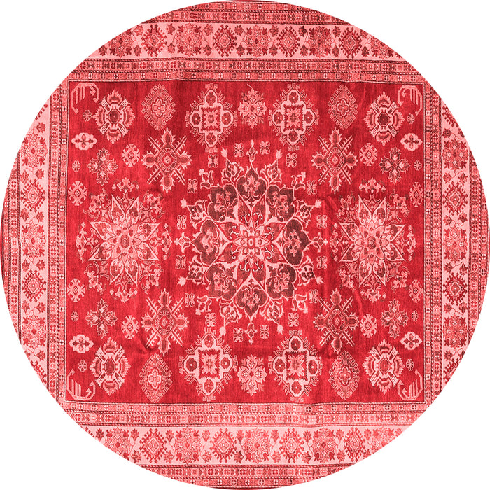 Machine Washable Persian Red Traditional Rug, wshtr2724red