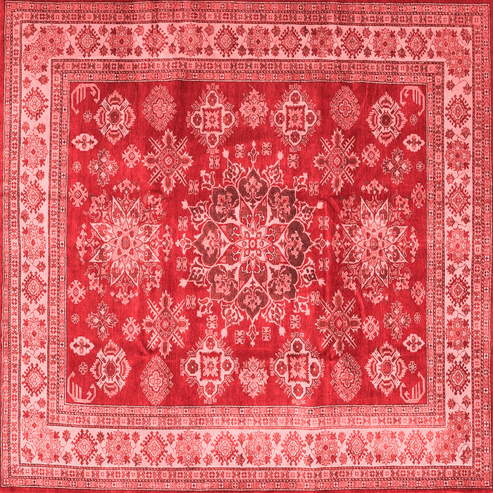 Machine Washable Persian Red Traditional Rug, wshtr2724red