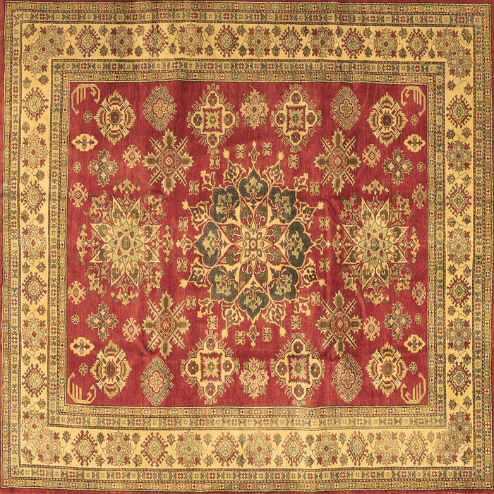 Square Persian Brown Traditional Rug, tr2724brn