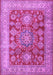 Machine Washable Persian Purple Traditional Area Rugs, wshtr2724pur