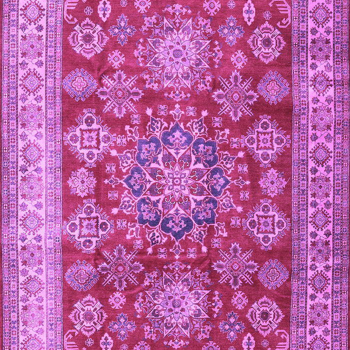 Machine Washable Persian Purple Traditional Area Rugs, wshtr2724pur
