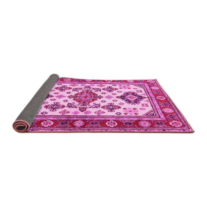 Sideview of Persian Pink Traditional Rug, tr2725pnk