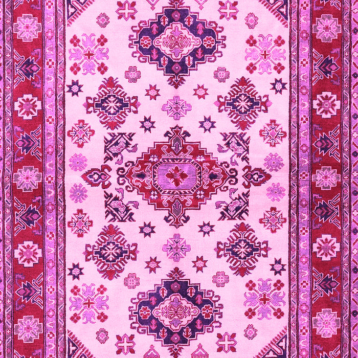 Machine Washable Persian Pink Traditional Rug, wshtr2725pnk