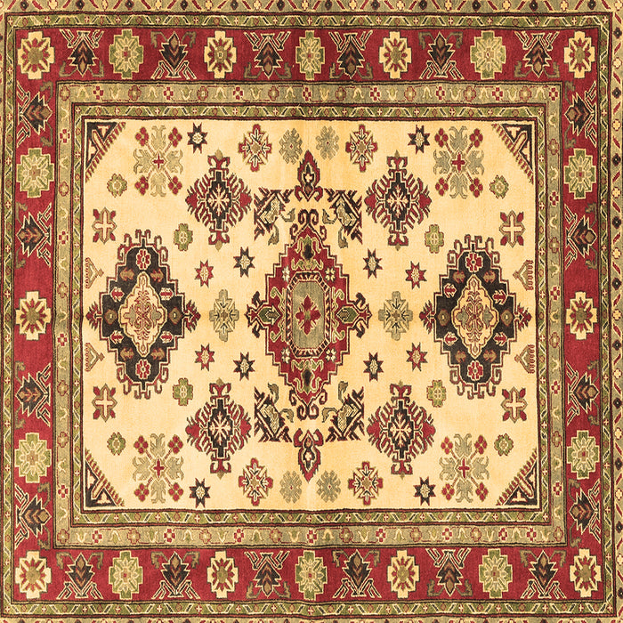 Square Persian Brown Traditional Rug, tr2725brn