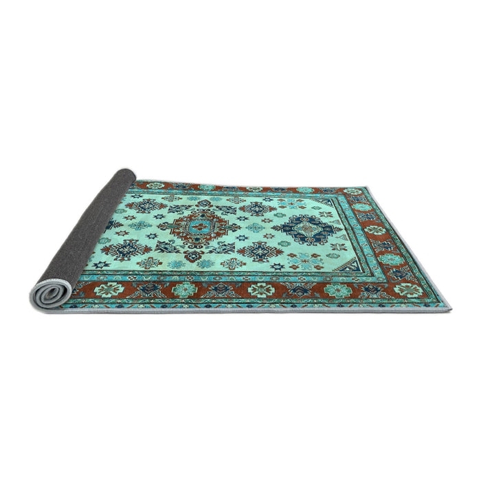 Sideview of Persian Light Blue Traditional Rug, tr2725lblu