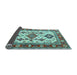 Sideview of Persian Light Blue Traditional Rug, tr2725lblu
