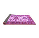 Sideview of Persian Purple Traditional Rug, tr2725pur