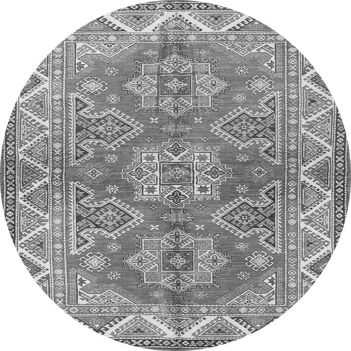 Machine Washable Persian Gray Traditional Rug, wshtr2726gry