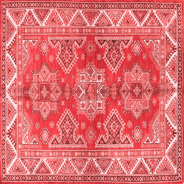 Machine Washable Persian Red Traditional Rug, wshtr2726red