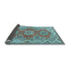 Sideview of Persian Light Blue Traditional Rug, tr2726lblu