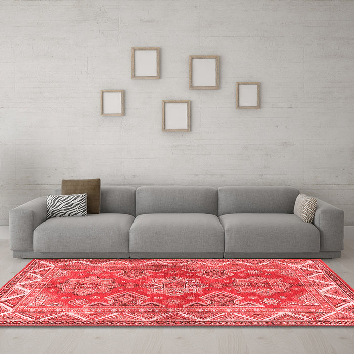 Traditional Red Washable Rugs