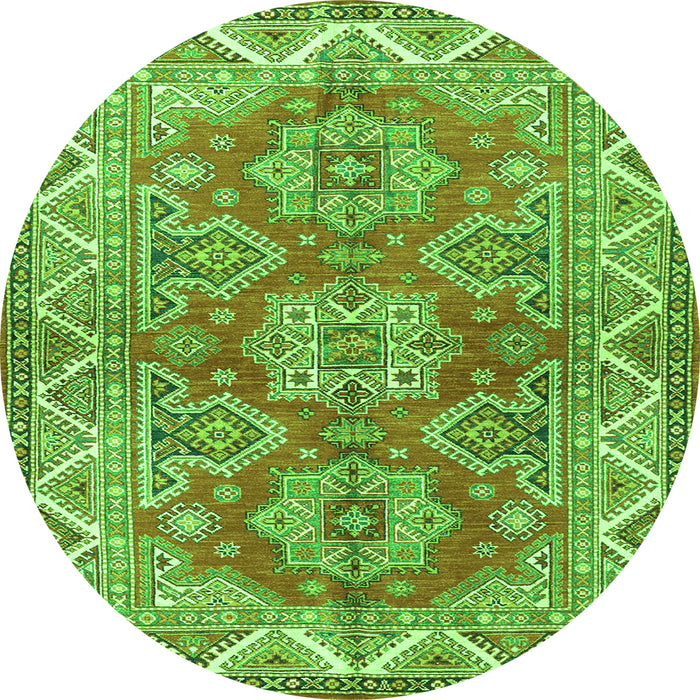 Machine Washable Persian Green Traditional Area Rugs, wshtr2726grn
