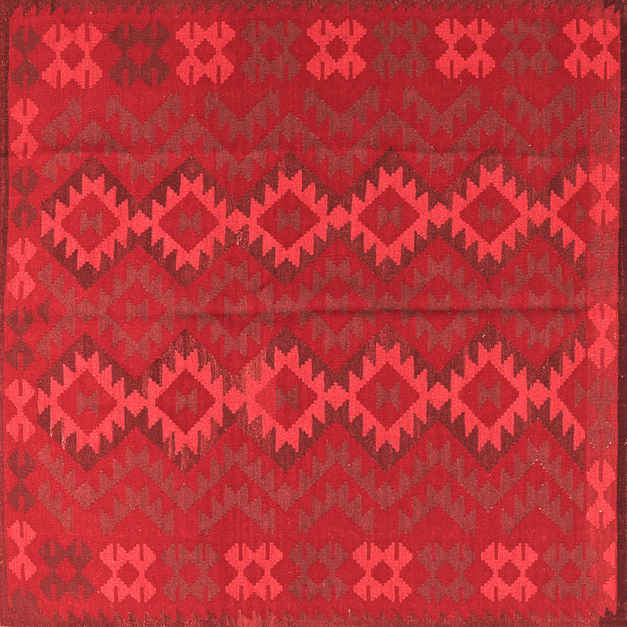 Machine Washable Southwestern Red Country Rug, wshtr2727red