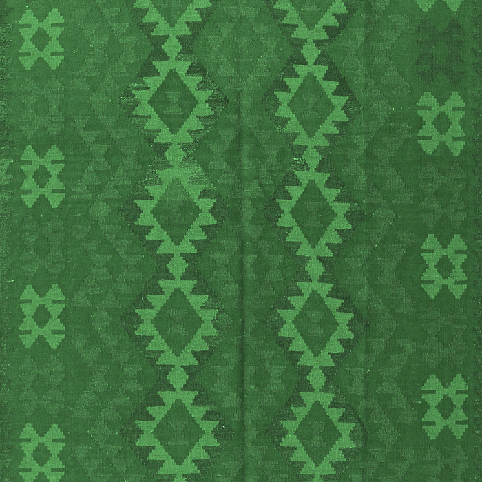 Southwestern Emerald Green Country Rug, tr2727emgrn