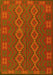 Southwestern Yellow Country Rug, tr2727yw