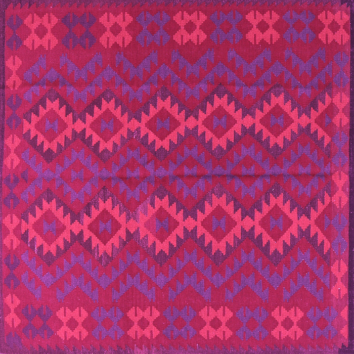 Square Southwestern Pink Country Rug, tr2727pnk