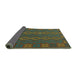 Sideview of Southwestern Turquoise Country Rug, tr2727turq