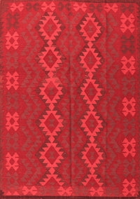 Southwestern Red Country Rug, tr2727red