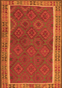 Southwestern Orange Country Rug, tr2728org