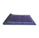 Sideview of Southwestern Blue Country Rug, tr2728blu