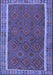 Southwestern Blue Country Rug, tr2728blu