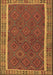 Southwestern Brown Country Rug, tr2728brn