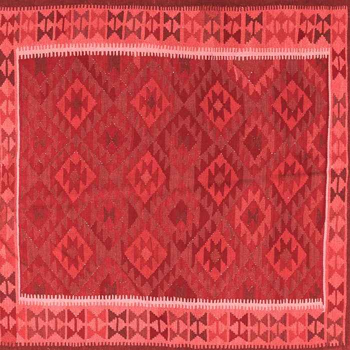 Machine Washable Southwestern Red Country Rug, wshtr2728red