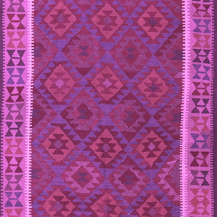 Machine Washable Southwestern Purple Country Area Rugs, wshtr2728pur