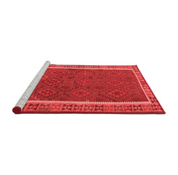 Country Red Washable Rugs