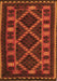 Southwestern Orange Country Rug, tr2729org