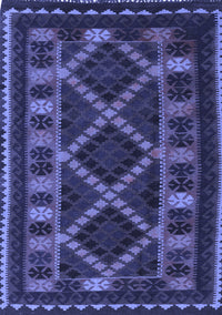 Southwestern Blue Country Rug, tr2729blu