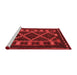 Country Red Washable Rugs