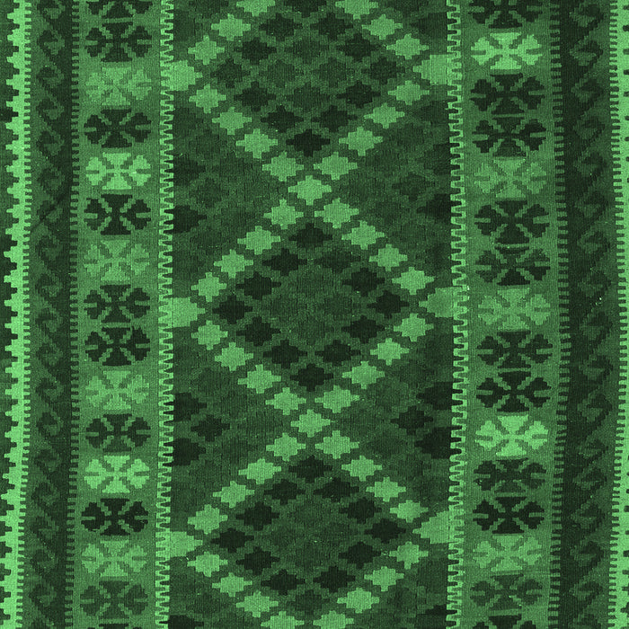 Southwestern Emerald Green Country Rug, tr2729emgrn