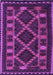 Southwestern Purple Country Rug, tr2729pur